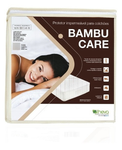 Protetor Solteiro Americano Bambu Care Theva - 097 X 203 