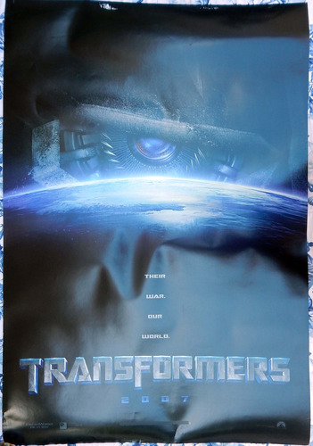 Transformers Poster Cine Original 100x70 Cm Dreamworks 2007