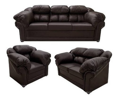 Sala Modelo Florencia 3 2 1 - Chocolate Këssa Muebles