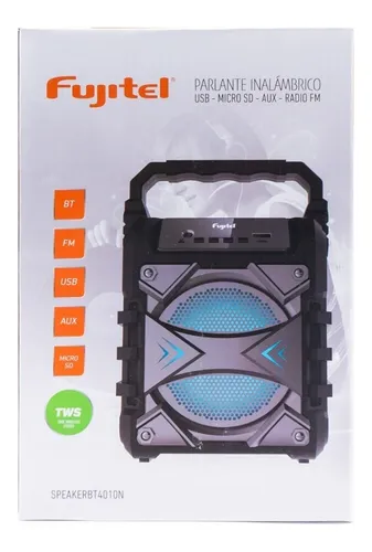 Parlante Inalámbrico Pequeño Fujitel 5w Negro