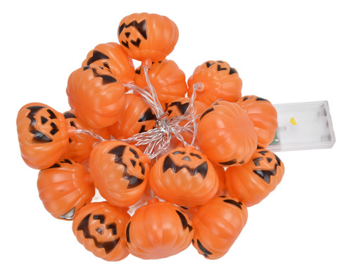 Cadena De 20 Led Con Forma De Calabaza Para Halloween, 3 Met