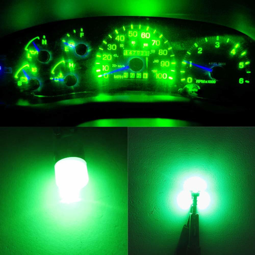 Green Lights Instrument Cluster Panel Gauge Velocimetro