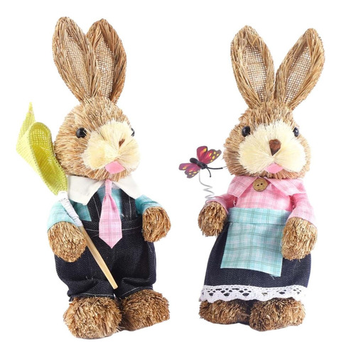 Figuritas De Conejo De Pascua, Adorno, Decoración Estilo B