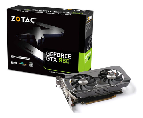 Zotac Geforce Gtx 960 2gb Gddr5 Pci Express 3.0 Hdmi Dvi Dis