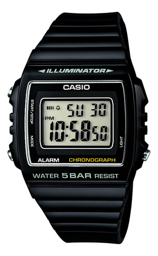 Reloj Casio Negro Hombre W-215h-1av 100% Original