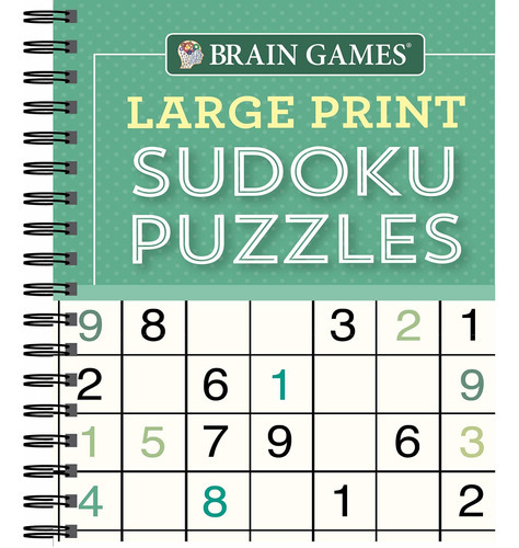 Brain Games Large Print Sudoku: Brain Games Large Print Sudoku, De Publications International. Editorial Publications International, Ltd., Tapa Blanda, Edición 2018 En Inglés, 2018