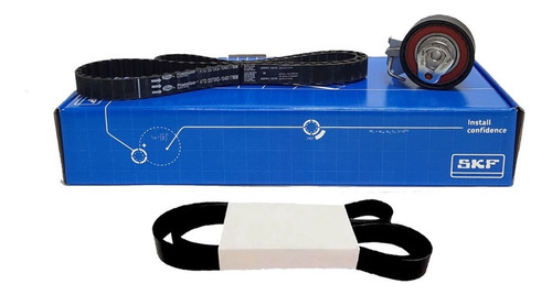 Kit Correa De Distribucion Skf + Poly V Peugeot 208 1.5