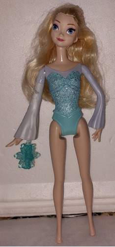 Muñeca Elsa De Frozen Con Luz Mattel 2014