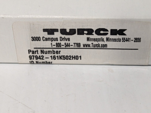 Turck 97942-161k502h01 Junction Box 5975-08-999-2476 - F Ccf