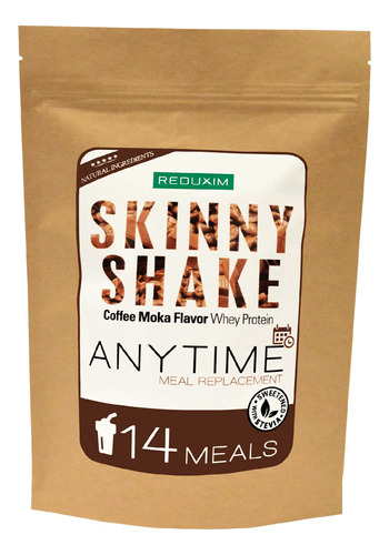 Reduxim Skinny Shake Café Moka Proteina Malteada Suplemento