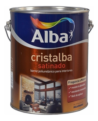 Cristalba Barniz Poliuretanico Satinado 4l Pintumm