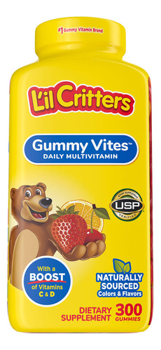 L'il Critters Vitaminas De Niños Multivitamínico 300 Gummies