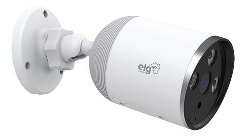 Câmera Full Color Inteligente ELG Wi-fi C/ Modo Privacidade Cor Branco