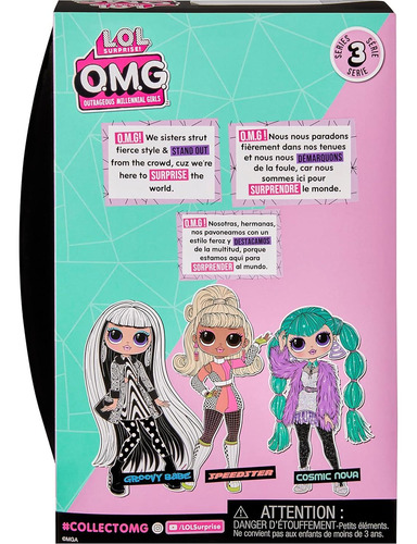 Muñeca L.o.l. Surprise! O.m.g. Cosmic Nova Con Accesorios