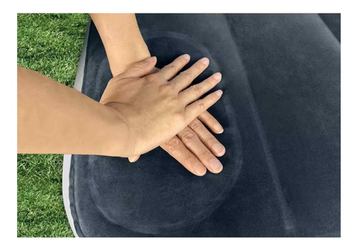 Colchón Inflable Con Inflador De Pie Intex 2 Plazas Downy