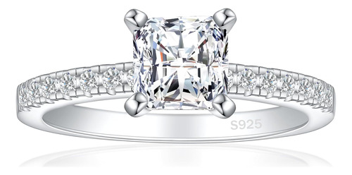 Jalokivi 14ct 925 Sterling Silver Engagement Rings For Women