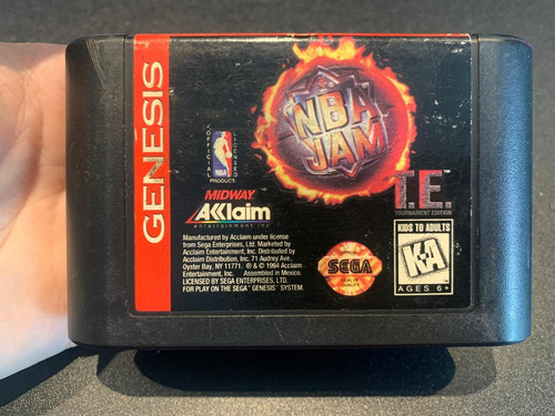 Nba Jam Tournament Edition Sega Genesis Cartucho #2