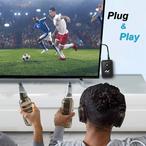 Emisor Transmisor Receptor Bluetooth Audio Tv Smart Aux Pc