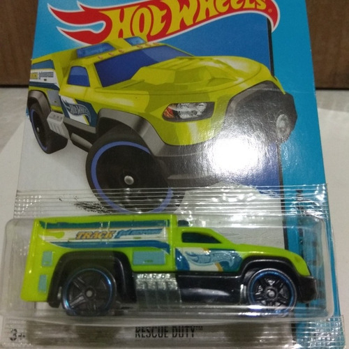 Hot Wheels Rescue Duty Verde Fosforescente City 46/250