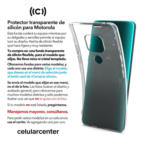 Funda Para Moto G9 G8 G200 G41 G52 G60 G50 G30 G71 G Stylus