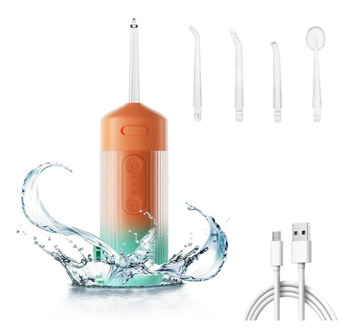 Irrigador Dental Waterpik, Limpieza Bucal, 300 Ml, Usb