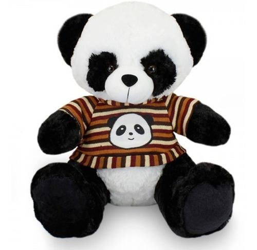 Amigo Urso Ursinho De Pelúcia Panda 50cm Crie Cute Roupinha 