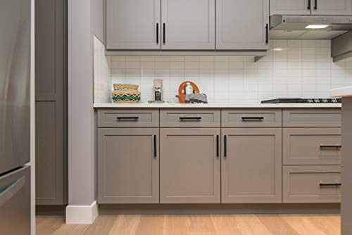 Tiradores De 12.7 Cm Para Alacena De Cocina Negro Mate