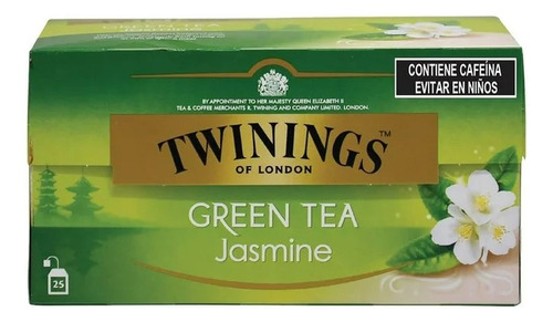 2 Pza Té Verde Twinings Con Aroma A Jazmín 25 Sobres De 1.8