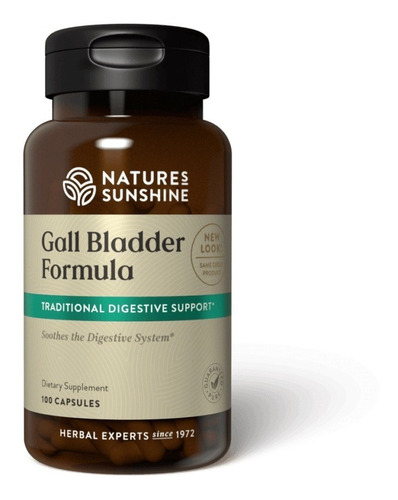 Nature´s Sunshine Gall Bladder Formula Vesicula 100 Capsulas Sabor Sin sabor