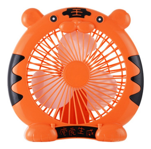 L Mini Ventilador Eléctrico Cartoon Tiger Usb