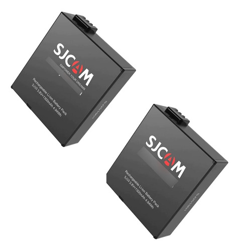 Kit Baterías De Cámara Sjcam Series Sj10 Y Sj11 Recargables 