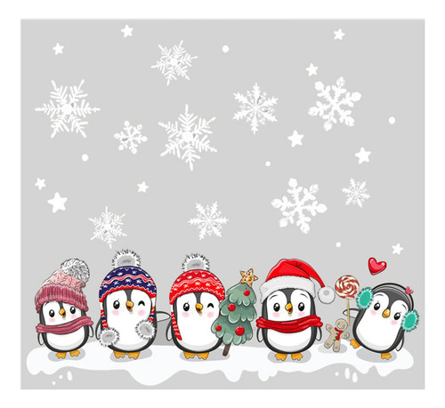 Pegatinas Para Ventana De Copo De Nieve De Navidad Para Vidr