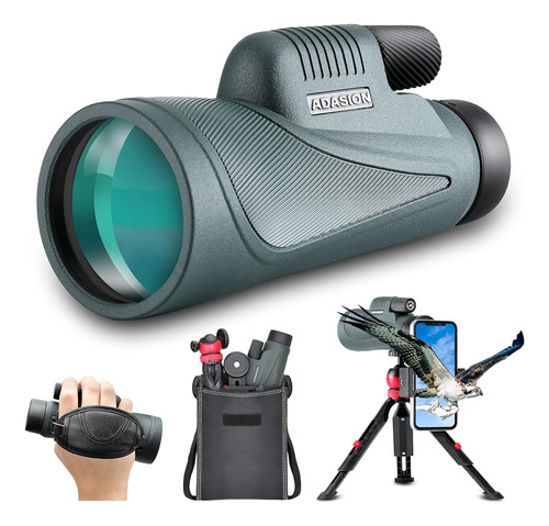 Telescopio Monocular Hd De 12 X 56 Con Adaptador Para Smartp