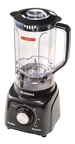 Liquidificador Turbo Power L-99 Fb 2,2l 550w Preto Mondial 110V