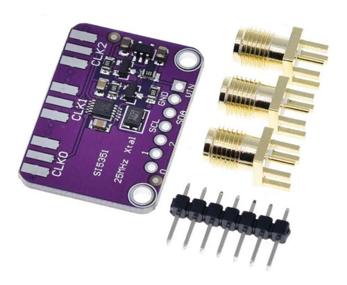 Generador De Reloj Si5351a - 8 Khz A 160 Mhz + Conector Sma