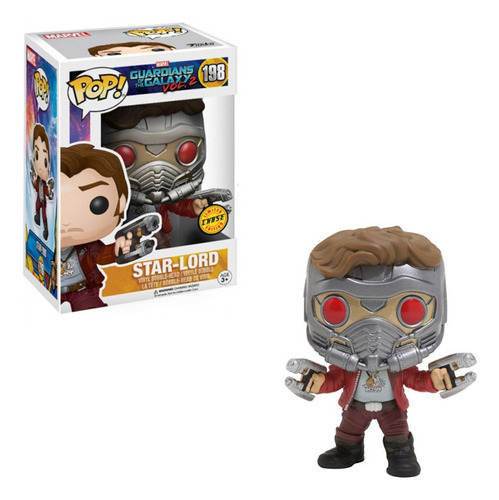 Funko Guardians Of Galaxy Vol 2. Star-lord 198 Chase Vdgmrs