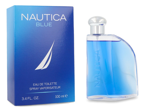 Nautica Blue Eau De Toilette Spray Para Hombre, 3.4 Oz/100