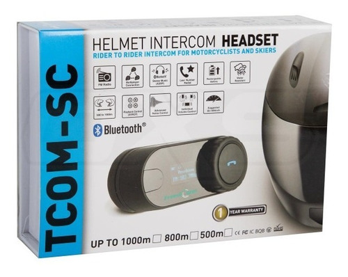 Manos Libre Bluetooth Freedconn L1m Para Casco-moto-musica
