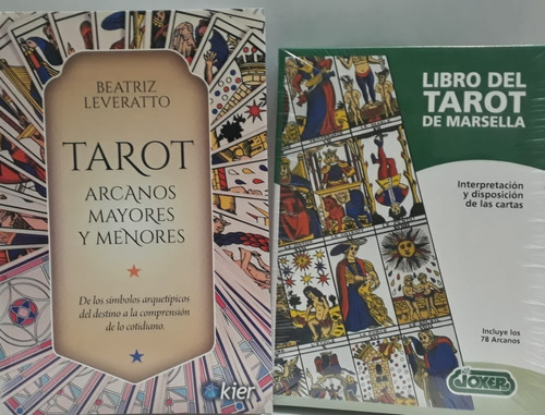 Libro Tarot Marsella+cartas Joker+libro Tarot Arcanos M Y M