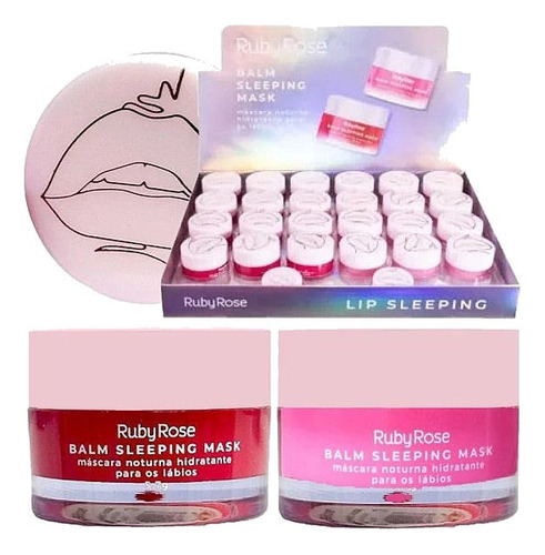 Sleeping Mask Lip Balm Balsamo Nocturno Labial Ruby Rose