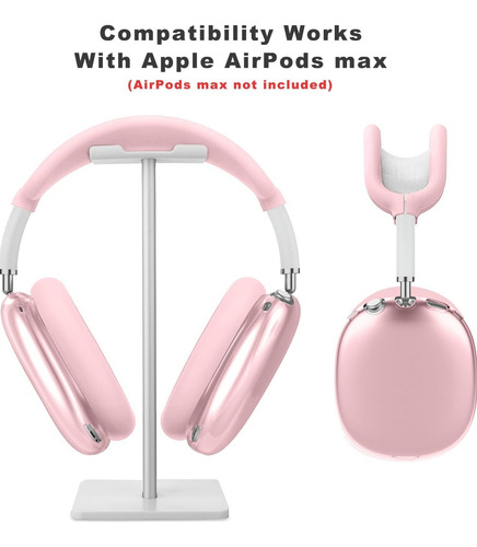 Funda Compatible Apple Airpods Max 3 En 1 Rosa Claro