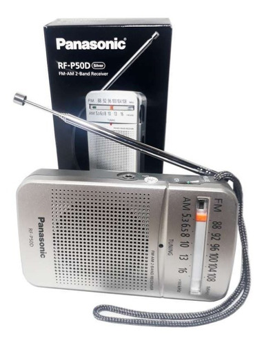 Radio Bolsillo Panasonic Rf-p50d Am/fm Parlante 2aa Color  