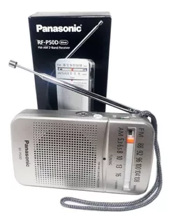 Radio Panasonic Rf-p50d Am/fm Color Gris Bateria