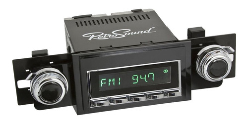 Retrosound Hermosa Direct-fit Radio Para Auto Clasico Cromo