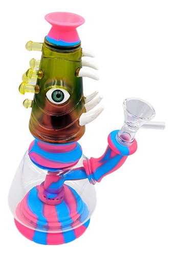 Bong Tricoma Monster 14mm 18cm Pipa De Agua