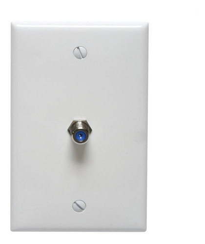 Conector Sencillo F De Plástico Blanco