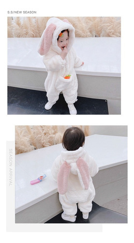 Pijama Con Forma Conejo Para Bebé, Disfraz Cosplay, 3