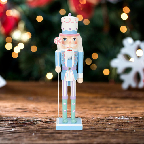 Adornos De Cascanueces, Colecciones De Figuras De Azul 25cm
