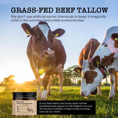 Bálsamo De Sebo Y Miel K Beef Para Piel Grass Fed Whippe 800