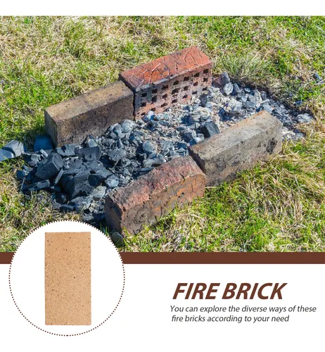 Ladrillos Refractarios Para Chimenea, 2 Piezas